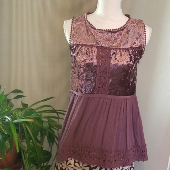 Knox Rose Sleeveless Embroidered Tunic Blouse S - Picture 2 of 10